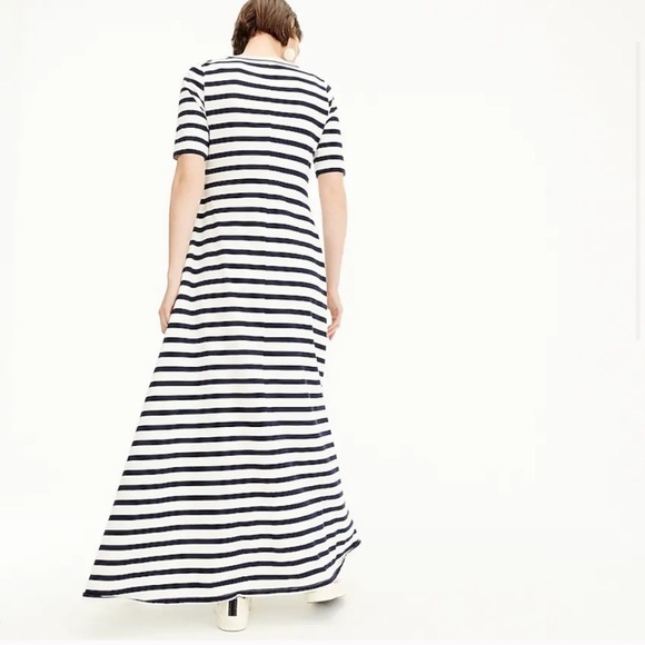 NWOT J Crew striped Maxi Dress - Picture 2 of 10